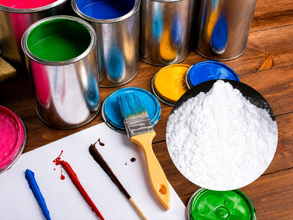 In the paint industry, CaCO3 stone powder acts as a filler that controls the product's gloss and viscosity