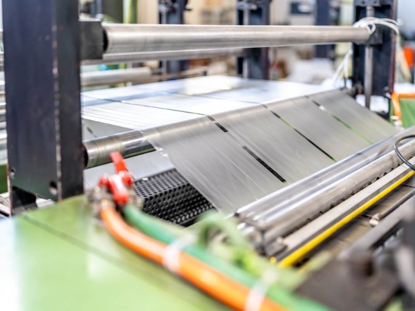 Application of CaCO3 powder in plastic film production