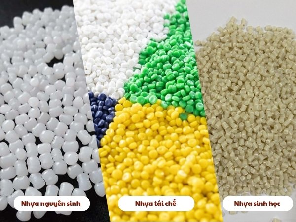 Có 3 loại hạt nhựa phổ biến hiện nay